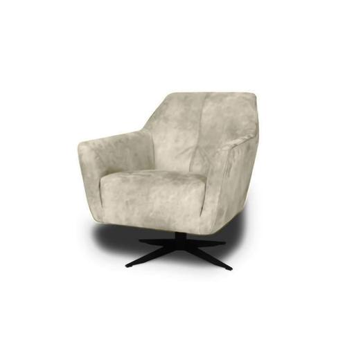 Fauteuil Floris - fauteuils - Creme, Huis en Inrichting, Stoelen, Nieuw, Leer