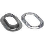 Zeilringen 42x22mm ovaal 50 stuks gegalvaniseerd professione, Doe-het-zelf en Verbouw, Ophalen of Verzenden, Nieuw