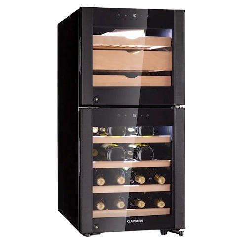 El Dorado 89 wijn- en kaaskoelkast – 2 zones luxe design, Witgoed en Apparatuur, Koelkasten en IJskasten, 75 tot 100 liter, Refurbished