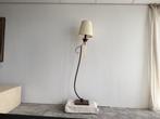 Vloerlamp Klassiek Brass & Plisse kap, Ophalen, Zo goed als nieuw, Klassiek