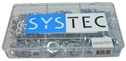 veerring din 127b verzinkt Systec assortiment doos 9-vak..., Doe-het-zelf en Verbouw, IJzerwaren en Bevestigingsmiddelen