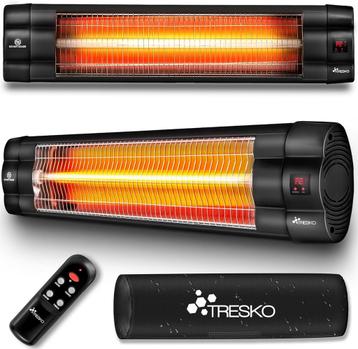 TRESKO Infrarood warmtestraler, 2500 W, met afstandsbedienin beschikbaar voor biedingen