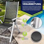 Tillvex® Tuinstoel Opklapbaar - Met armleuning - Antislip -, Verzenden, Nieuw