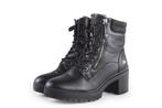 Mustang Veterboots in maat 40 Zwart | 10% extra korting, Kleding | Dames, Schoenen, Verzenden, Zwart, Overige typen, Zo goed als nieuw
