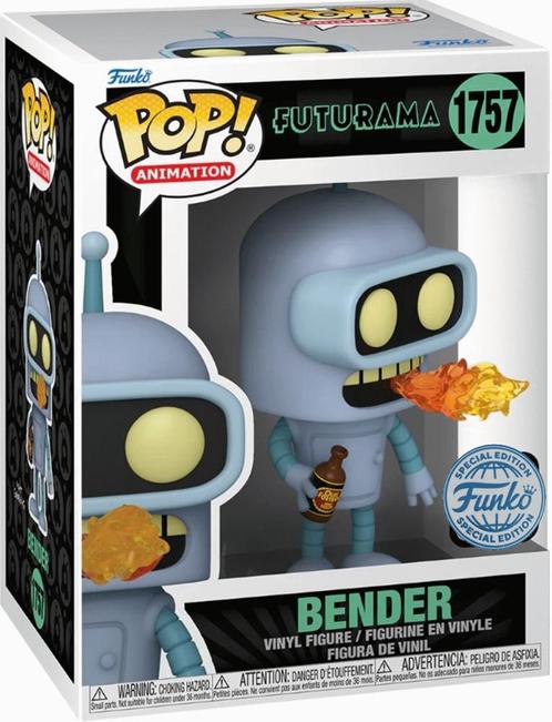 Funko Pop! - Futurama Bender #1757 | Funko - Hobby Artikelen, Verzamelen, Poppetjes en Figuurtjes, Nieuw, Verzenden