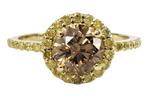 Ring - 14 karaat Geel goud - 1.50ct. tw. Gemengd geel, Sieraden, Tassen en Uiterlijk, Ringen, Nieuw