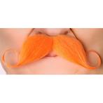 Grote koningsdag verkleedkleding accessoire oranje krulsno.., Ophalen of Verzenden, Nieuw