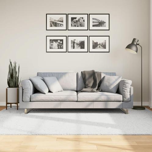 vidaXL Vloerkleed OVIEDO laagpolig 160x230 cm grijs, Huis en Inrichting, Stoffering | Tapijten en Kleden, Grijs, Nieuw, Verzenden
