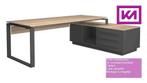 Directiebureau hoek Cube met aanbouwkast (manager), Verzenden, Nieuw in verpakking