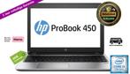 HP ProBook 450 G4 Refurbished - Prestaties | Betrouwbaarheid, Intel® Core™ i3-7100U , 2 tot 3 Ghz, 8 GB, Refurbished