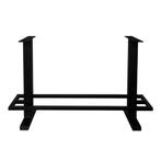 Stalen bartafel zwart 210 bij 60 cm en hoogte 105 cm  (8 x 8, Ophalen of Verzenden, Nieuw