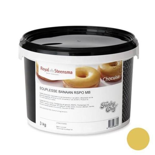 Glazuur Fondant Banaan Banaanglazuur Souplesse 3KG, Zakelijke goederen, Horeca | Food, Brood en Banket, Ophalen of Verzenden
