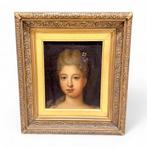 In the style of Jean-Marc Nattier (1685–1766) - Young woman, Antiek en Kunst, Kunst | Schilderijen | Klassiek