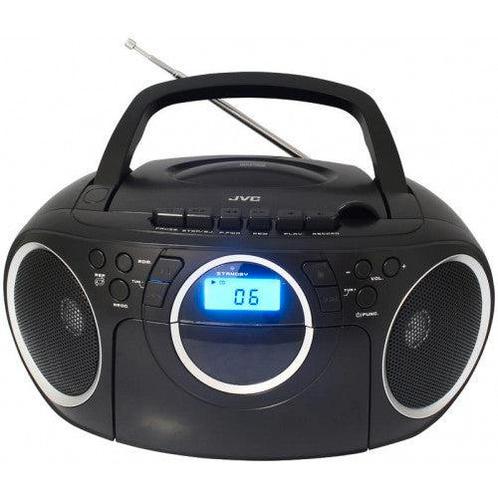 JVC Radio / CD / Cassette Boombox 2x1.5 W RMS met Digitale F, Audio, Tv en Foto, Stereo-sets, Zo goed als nieuw, Verzenden