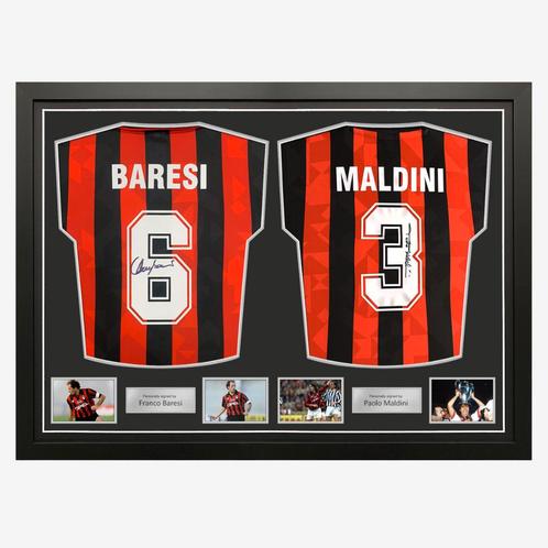 Franco Baresi & Paolo Maldini Signed AC Milan 1994 Football, Verzamelen, Sportartikelen en Voetbal, Ophalen of Verzenden