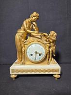 Tafelklok Lodewijk XVI-stijl - Verguld brons - 1800-1850, Antiek en Kunst, Antiek | Klokken