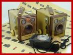 Kodak Brownie Flash IV en de Six 20 model F Analoge camera