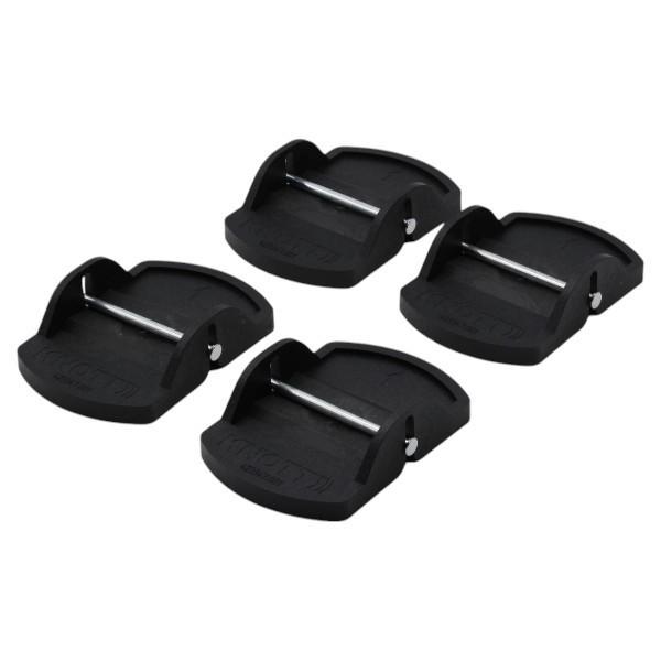 KNOTT stabilisatievoeten met metalen pen - Set 4 stuks, Caravans en Kamperen, Camper-accessoires, Nieuw, Ophalen of Verzenden