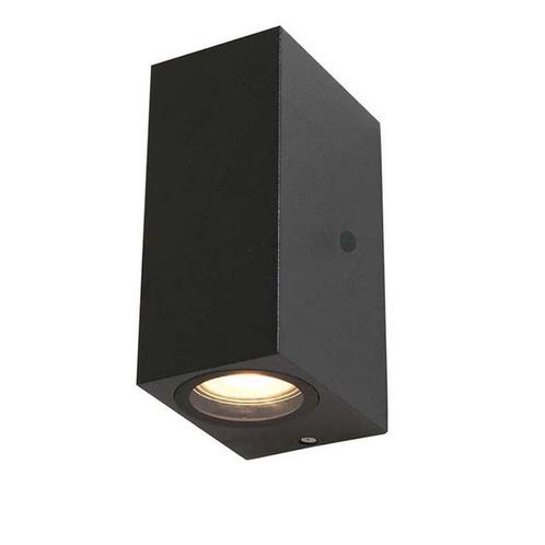 Buitenlamp met sensor zwart IP54 | Daglichtsensor | E27, Tuin en Terras, Buitenverlichting, Wandlamp, Nieuw, Minder dan 50 watt