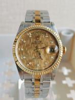 Tudor - Prince Date Day - 76213 Gold Linen Diamond Dial -