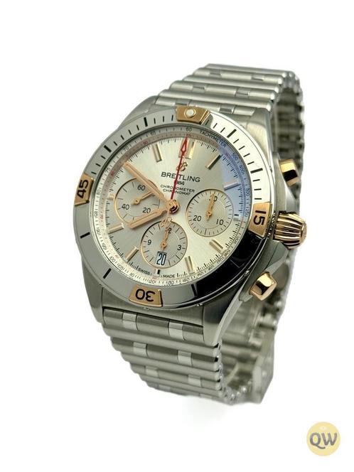 Breitling Chronomat B01 Steel/Gold, Sieraden, Tassen en Uiterlijk, Horloges | Heren, Polshorloge, Zo goed als nieuw, Breitling