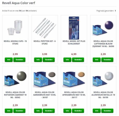 Revell Aqua Color verf kopen? Direct uit voorraad leverbaar!, Hobby en Vrije tijd, Modelbouw | Overige, Nieuw, Ophalen of Verzenden