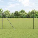 vidaXL Hekpalen 7 pcs Grijs Ø32mm 180 cm Gegalvaniseerd, Verzenden, Nieuw