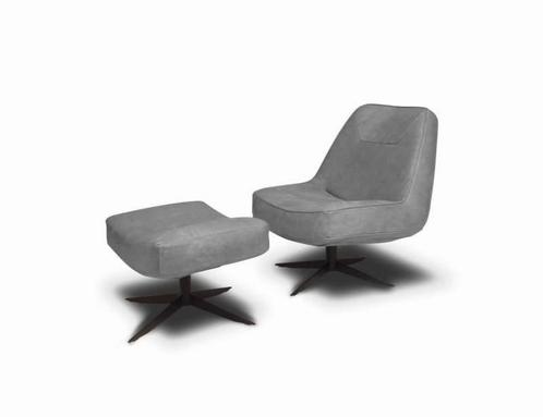 Fauteuil Ego - fauteuils - Grijs, Huis en Inrichting, Stoelen, Grijs, Nieuw, Leer