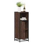 vidaXL Badkamerkast 35x37,5x100 cm bewerkt hout bruin, Huis en Inrichting, Badkamer | Badkamermeubels, Verzenden, Nieuw