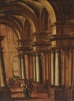 Scuola Veneta (XVIII-XIX) - Interno di basilica