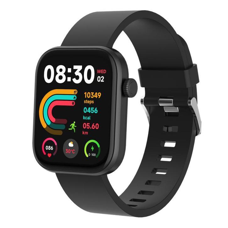 Denver Smartwatch - zwart - Type: SWC185B | met belfunctie |, Sieraden, Tassen en Uiterlijk, Smartwatches, Zwart, Nieuw, Verzenden