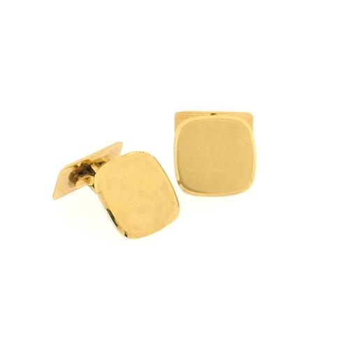 Gouden manchetknopen (mannen sieraad, manchetknoop), Sieraden, Tassen en Uiterlijk, Antieke sieraden, Goud, Ophalen of Verzenden