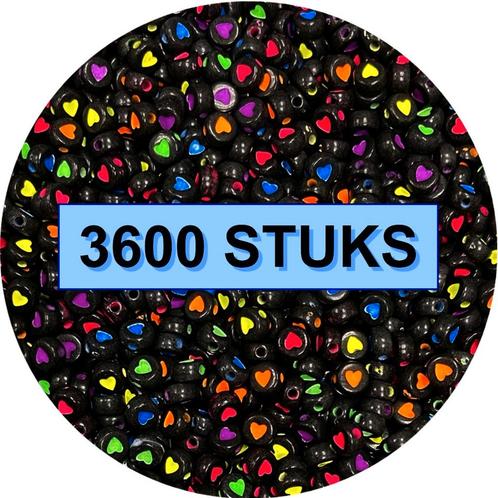 Fako Bijoux® - Hartjes Kralen Bulk - Acryl - 7mm - Sieraden, Hobby en Vrije tijd, Kralen en Sieraden maken, Verzenden