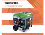 Energy T20000FULL generator aggregaat benzine 20kVA 16kW, Nieuw, 10 tot 30 kVA, Benzine, Elektrisch startend