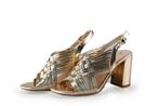 Claudia Ghizzani Slingbacks in maat 36 Goud | 10% extra, Kleding | Dames, Schoenen, Claudia Ghizzani, Overige kleuren, Verzenden