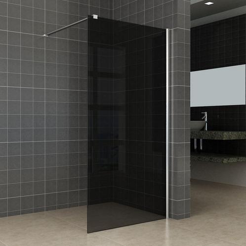 Inloopdouche Wiesbaden Rookglas 100x200cm 10mm Nano coating, Doe-het-zelf en Verbouw, Sanitair, Douche, Nieuw, Chroom, Ophalen of Verzenden