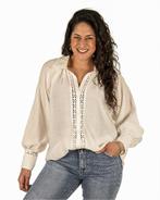 Off-white blouse met kant van El-Vita, Kleding | Dames, Blouses en Tunieken, Nieuw, Verzenden