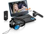 Lenco DVP-910BU - Portable DVD-speler met batterij - 9 inch, Verzenden, Zo goed als nieuw