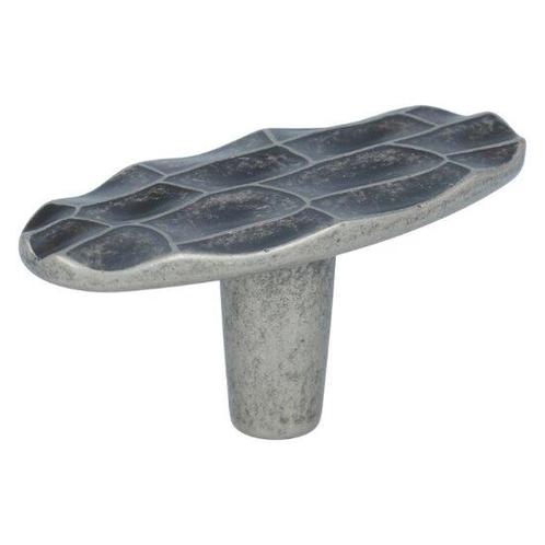 Knop zamak 58mm ijzerkleurig schaduweffect, Doe-het-zelf en Verbouw, Hang- en Sluitwerk, Nieuw, Ophalen of Verzenden