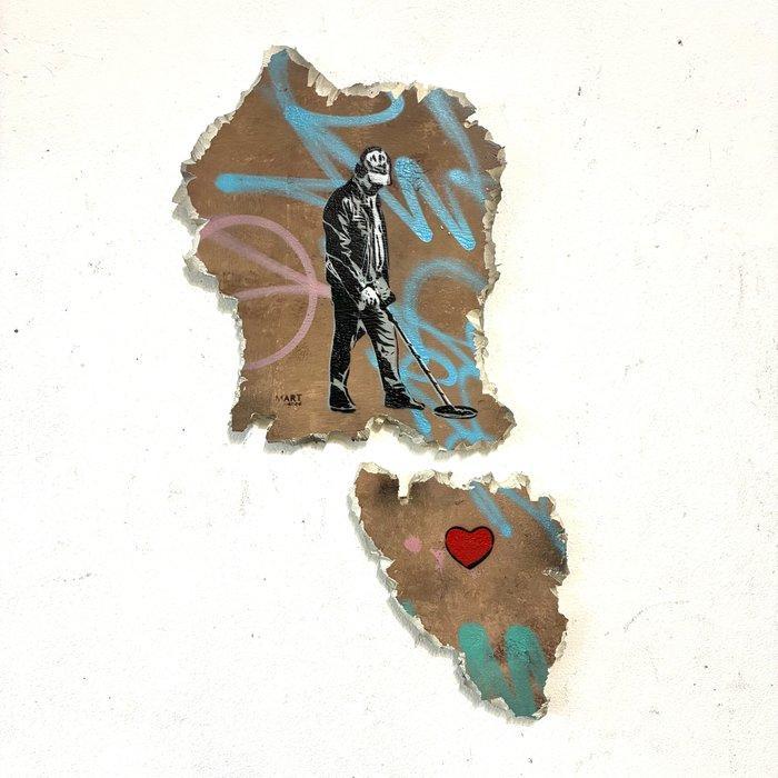 Mart Signed - WHERE IS THE LOVE?, Antiek en Kunst, Kunst | Schilderijen | Modern