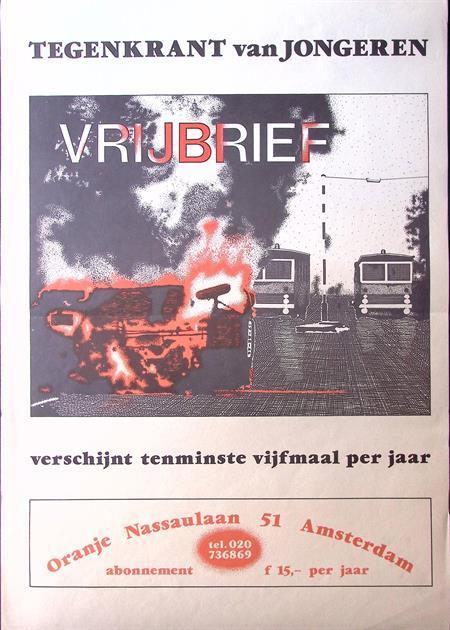 TEGENKRANT van JONGERENl VRIJBRIEF (lijst optie, Posters), Verzamelen, Posters, Nieuw, Overige onderwerpen, Met lijst, Verzenden