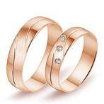 Actie trouwringen in 8/14/18 karaat roségoud per paar van..., Sieraden, Tassen en Uiterlijk, Ringen, Verzenden, Nieuw