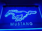 Mustang neon bord lamp LED cafe verlichting reclame lichtbak, Verzamelen, Merken en Reclamevoorwerpen, Verzenden, Nieuw