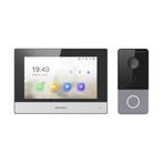 Hikvision DS-KIS603-P(B) Video-Intercom kit 1 Videodeurbel 1, Audio, Tv en Foto, Videobewaking, Ophalen of Verzenden, Nieuw