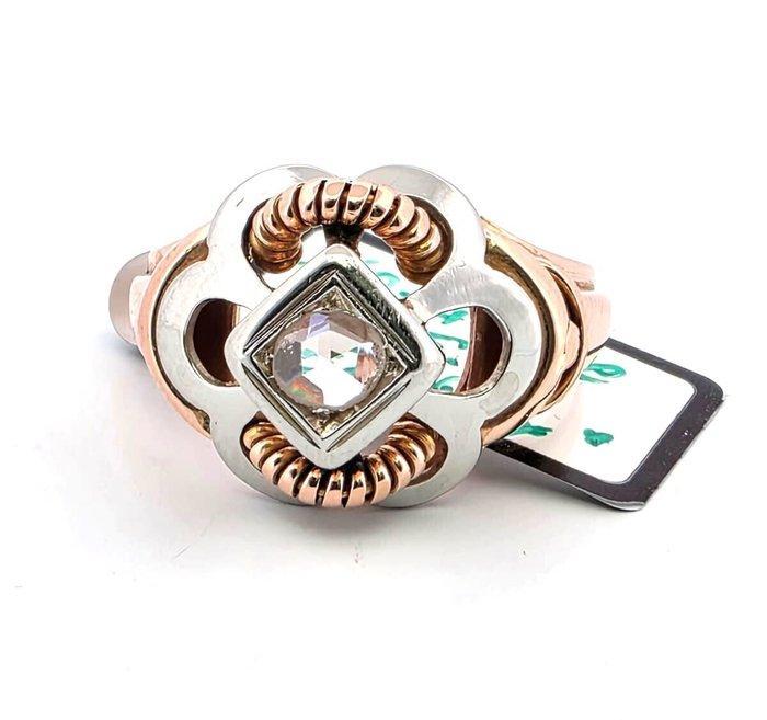 Ring - 18 karaat Roségoud - 0.30ct. tw. Diamant (Natuurlijk), Sieraden, Tassen en Uiterlijk, Ringen
