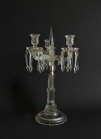 Attributed to Baccarat - Kandelaar Dolphin - Kristal