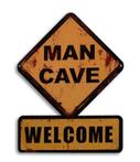 Man Cave reclamebord van metaal mancave decoratie cafe bar