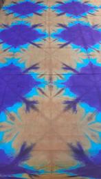 Ghana batik katoen / 50 % korting, Verzenden, 120 cm of meer, Paars, Katoen