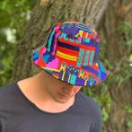 Bucket hat / Vissershoedje met Afrikaanse print - Multi colo, Ophalen of Verzenden, Nieuw