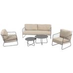 Prego stoel bank loungeset 5 delig rope taupe Taste 4SO, Tuin en Terras, Tuinsets en Loungesets, Ophalen of Verzenden, Nieuw